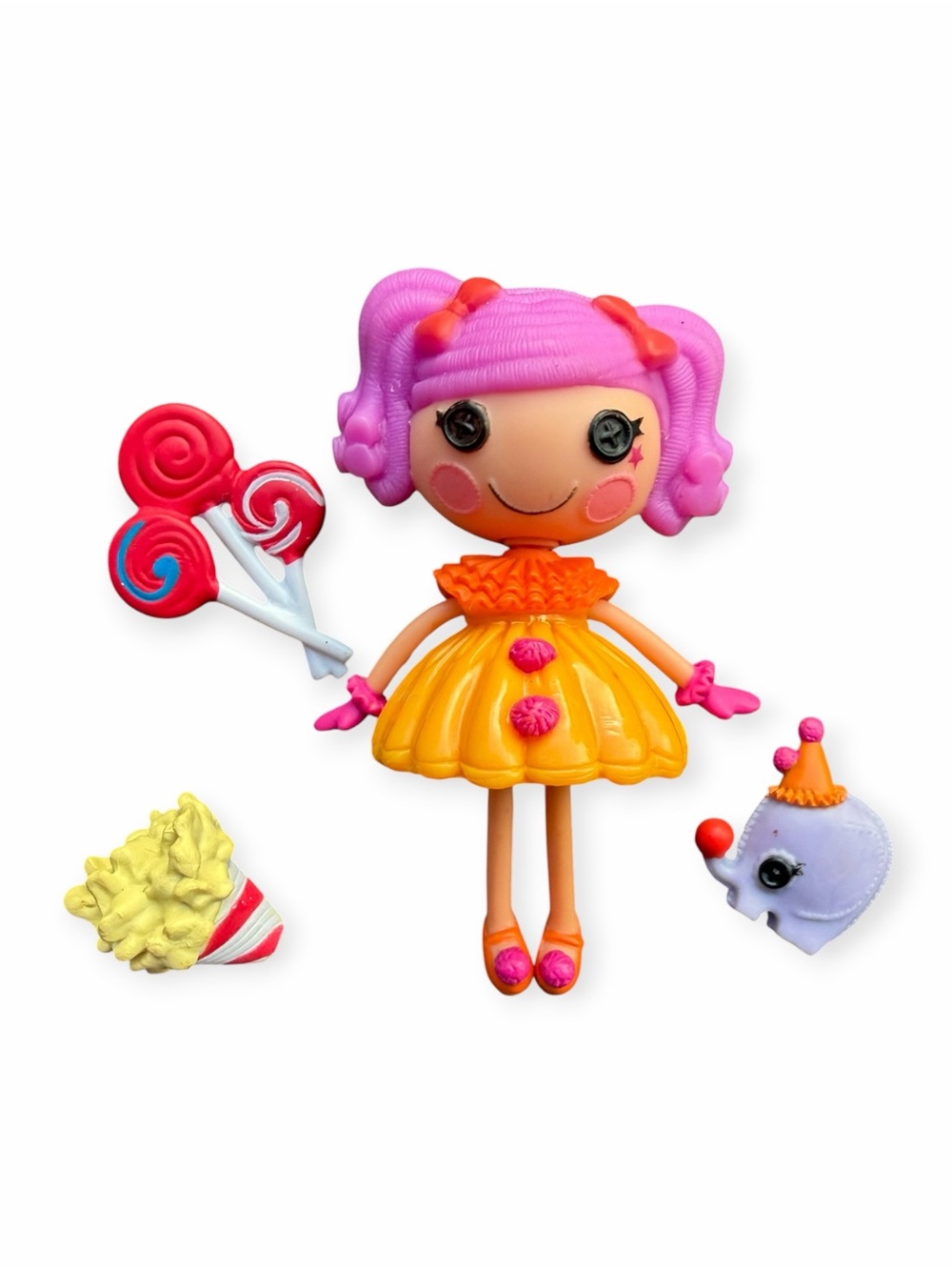 Mini Lalaloopsy Peanut Big Top Version with Pet Popcorn Lollipops *Retired*